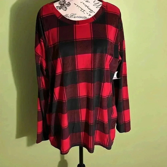 🆕 Sonoma Goods For Life Red Sleep Pants Set Size XL - Picture 10 of 13